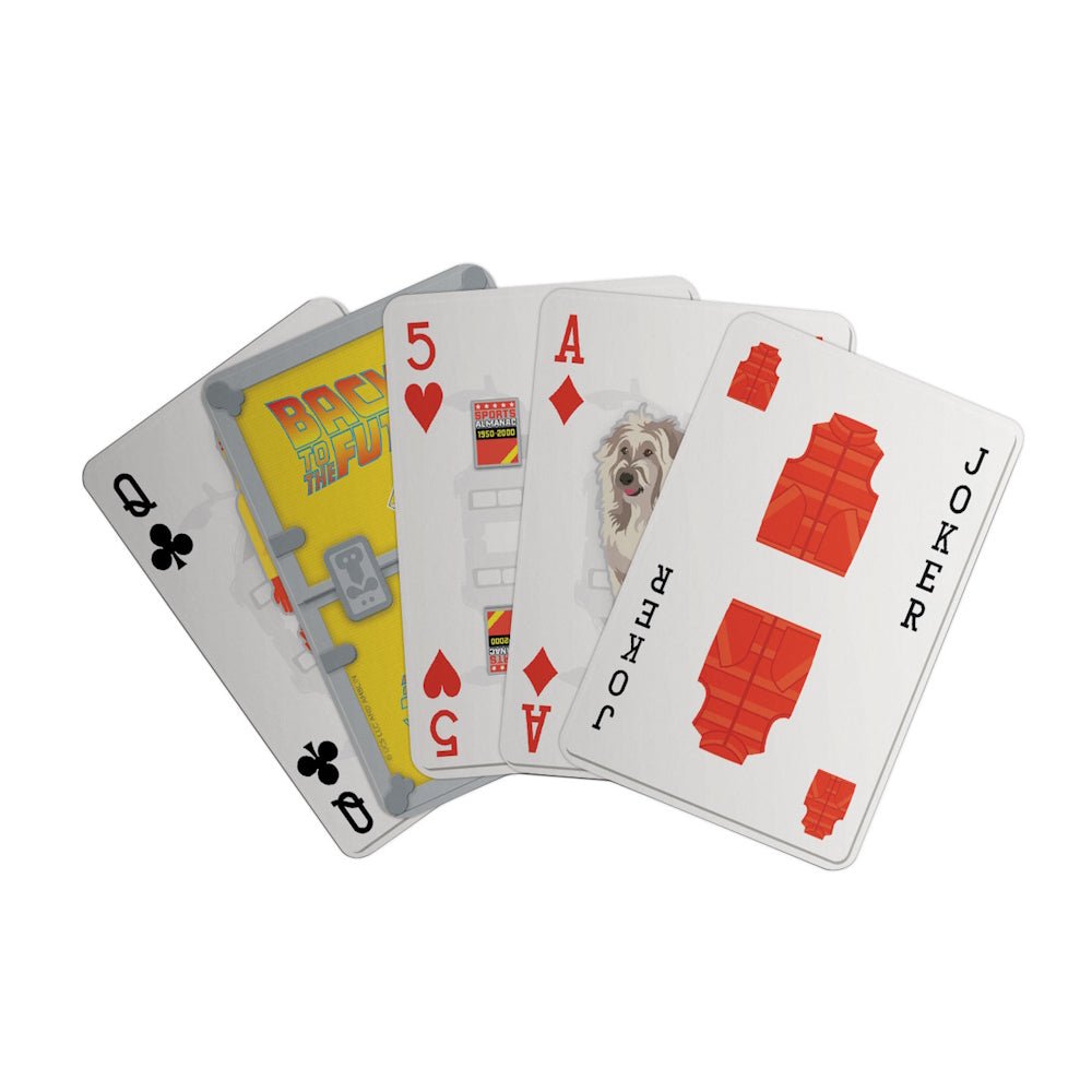 【予約商品】 BACK TO THE FUTURE バックトゥザフューチャー (劇場公開 40周年 ) - Playing Cards / トランプ - PGS